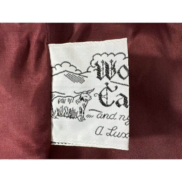 Mansfield HARRODS Wool Cashmere Blend Coat Sz 8 color dark grey made in England - Picture 3 of 9